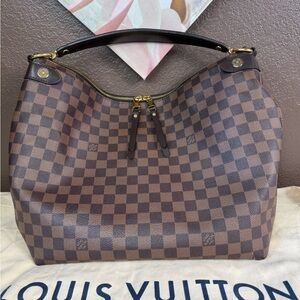 Louis Vuitton Damier Ebene Hobo Bag